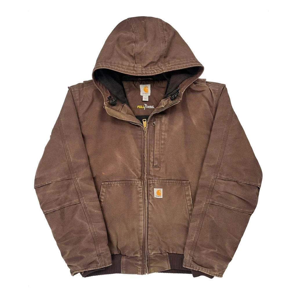 Carhartt Dkb Jacket - Large Brown Cotton