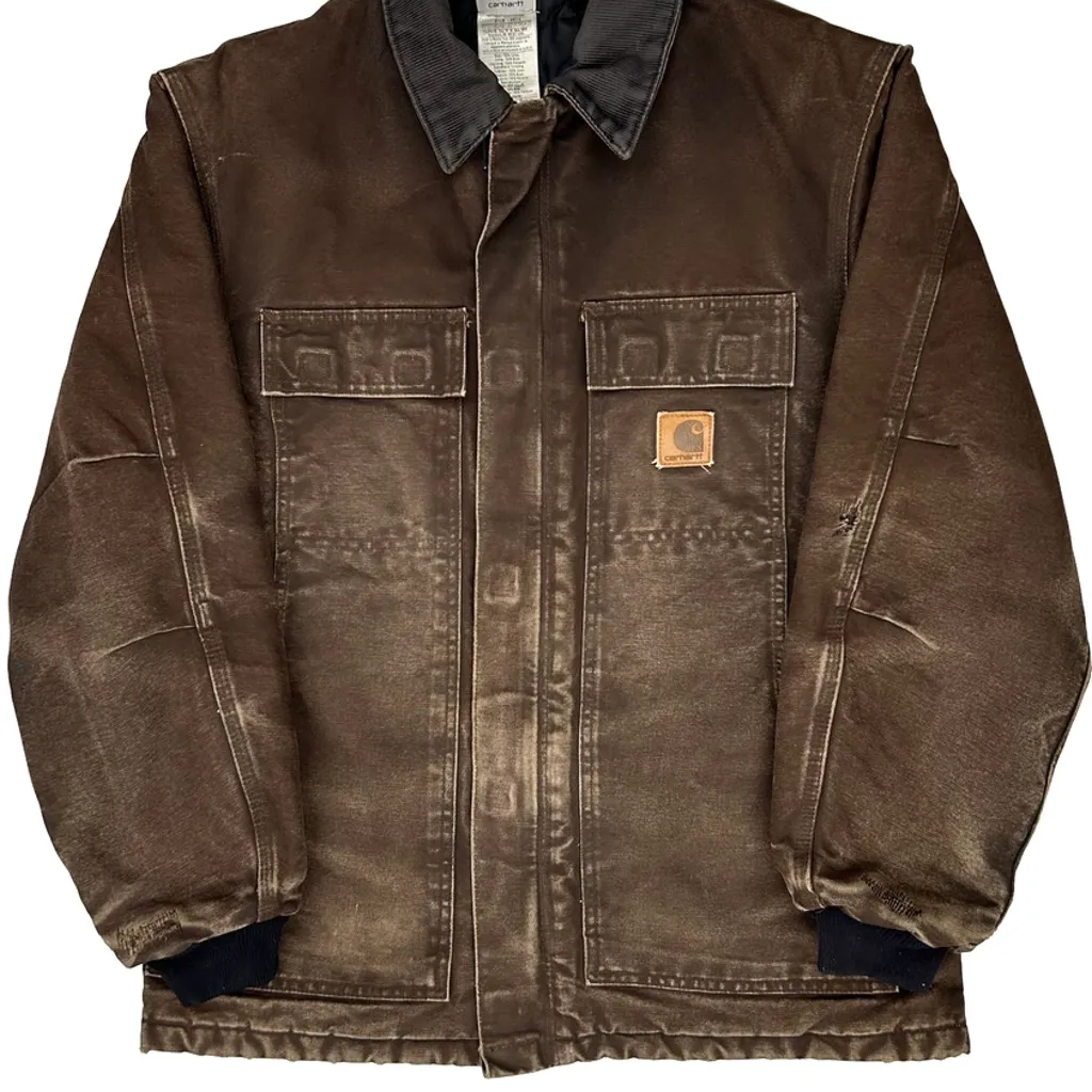 Carhartt Jacket - Medium Brown Cotton - Image 5