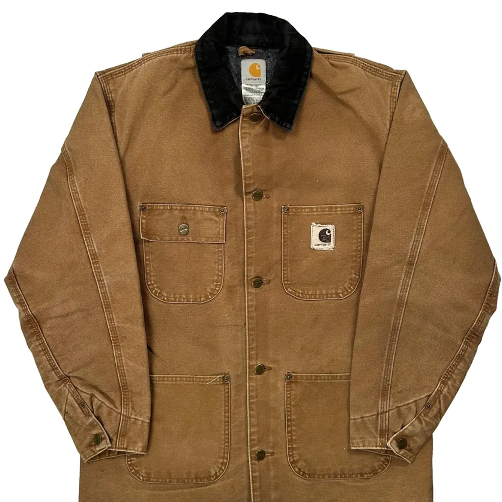 Carhartt Chore Jacket - Medium Brown Cotton - Image 4