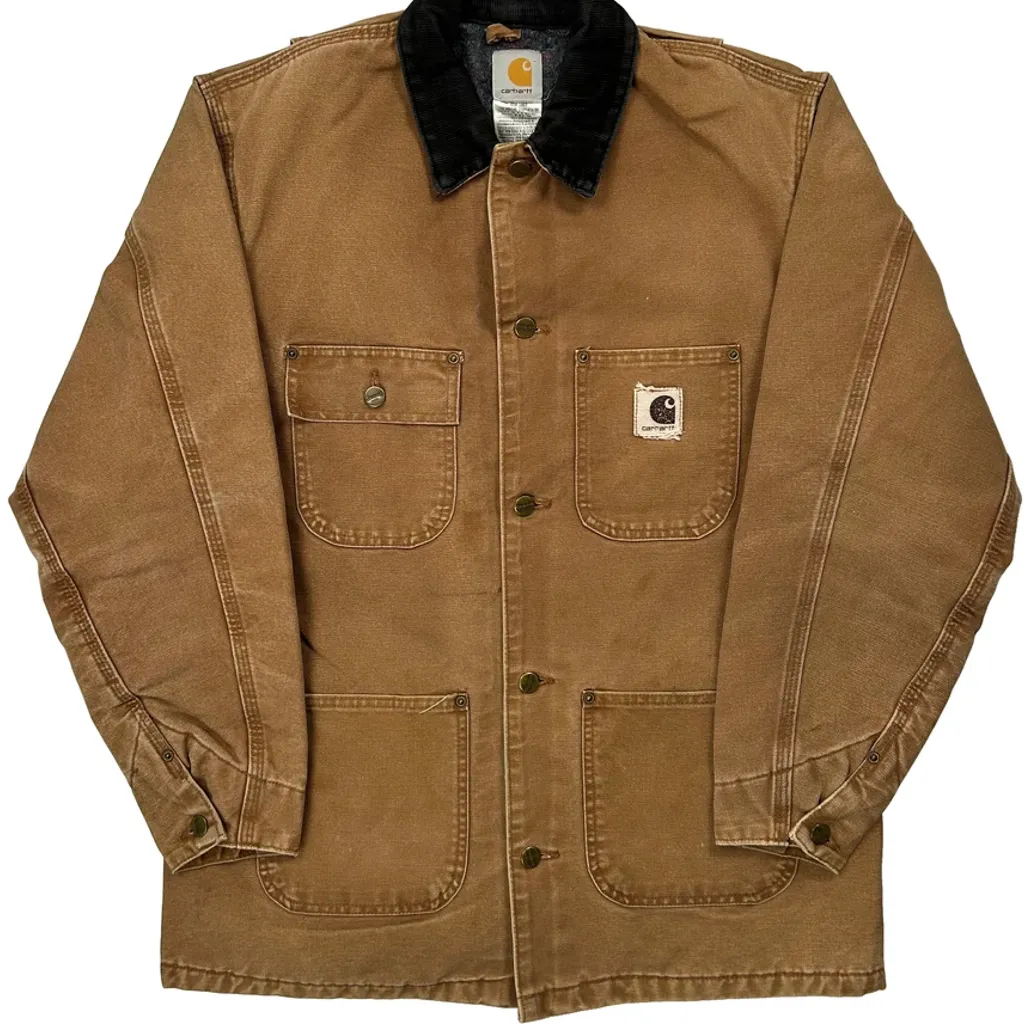 Carhartt Chore Jacket - Medium Brown Cotton - Image 5