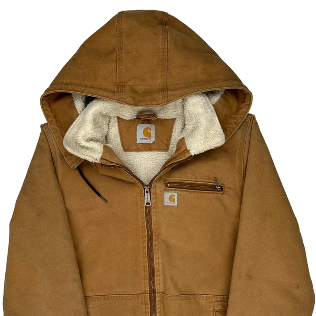 Carhartt Jacket - Small Brown Cotton - Image 5