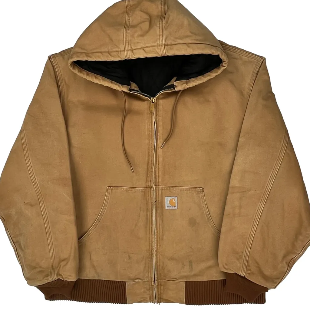 Carhartt Jacket - XL Brown Cotton - Image 4