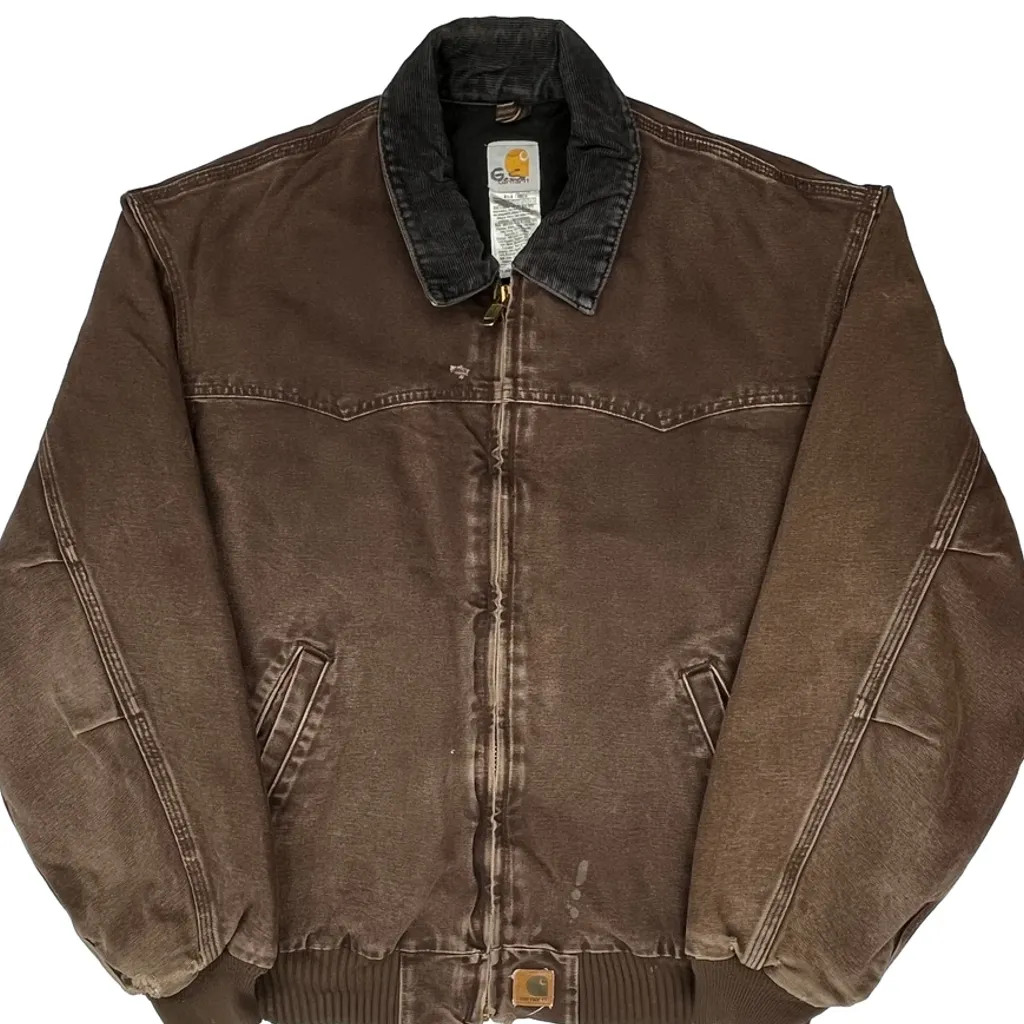 Carhartt Jacket - 2XL Brown Cotton - Image 5