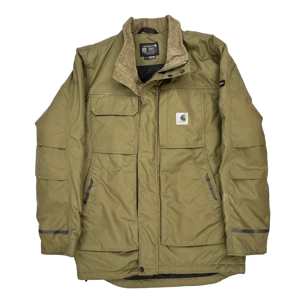 Carhartt Jacket - Small Green Polyester