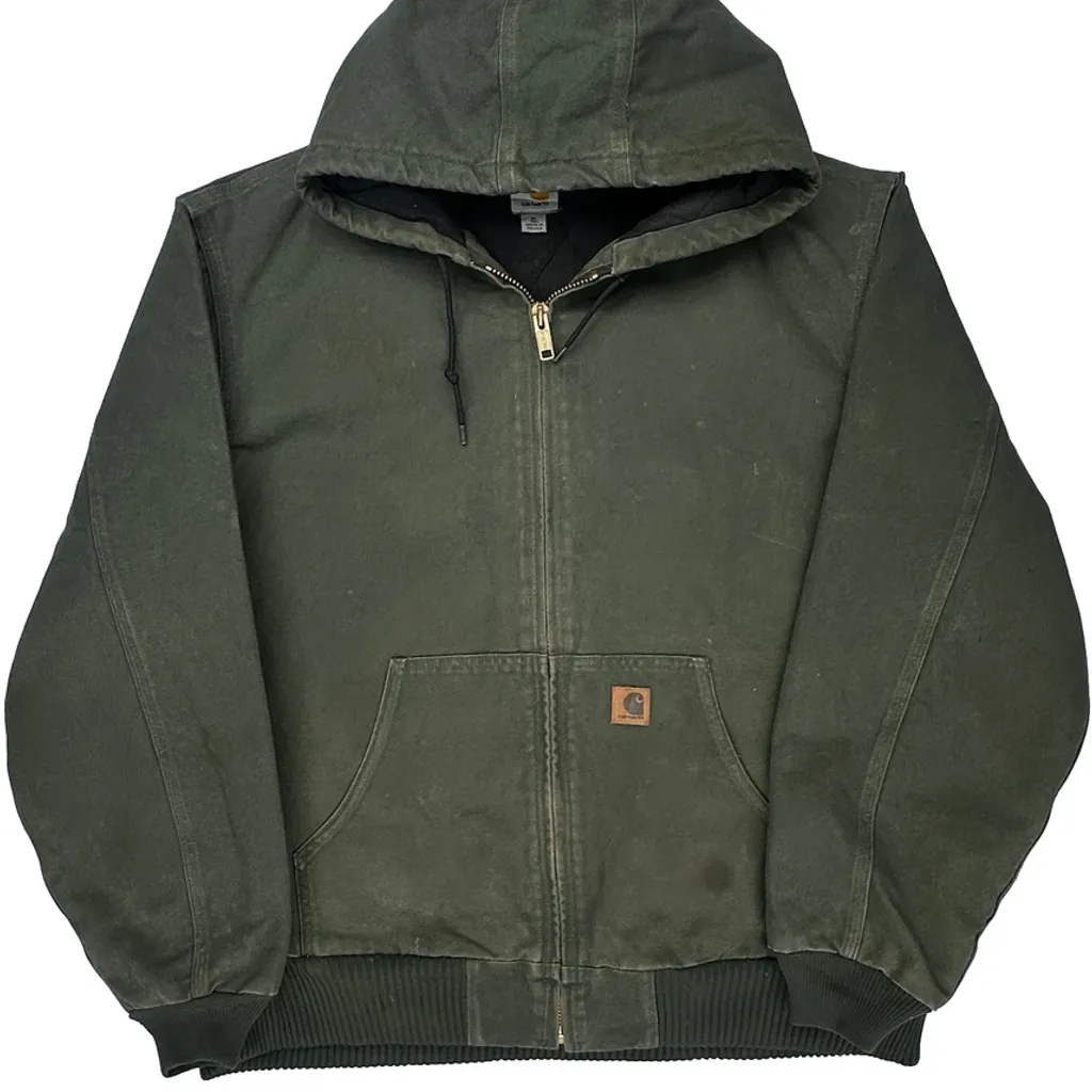 Carhartt Tall Jacket - XL Green Cotton - Image 5