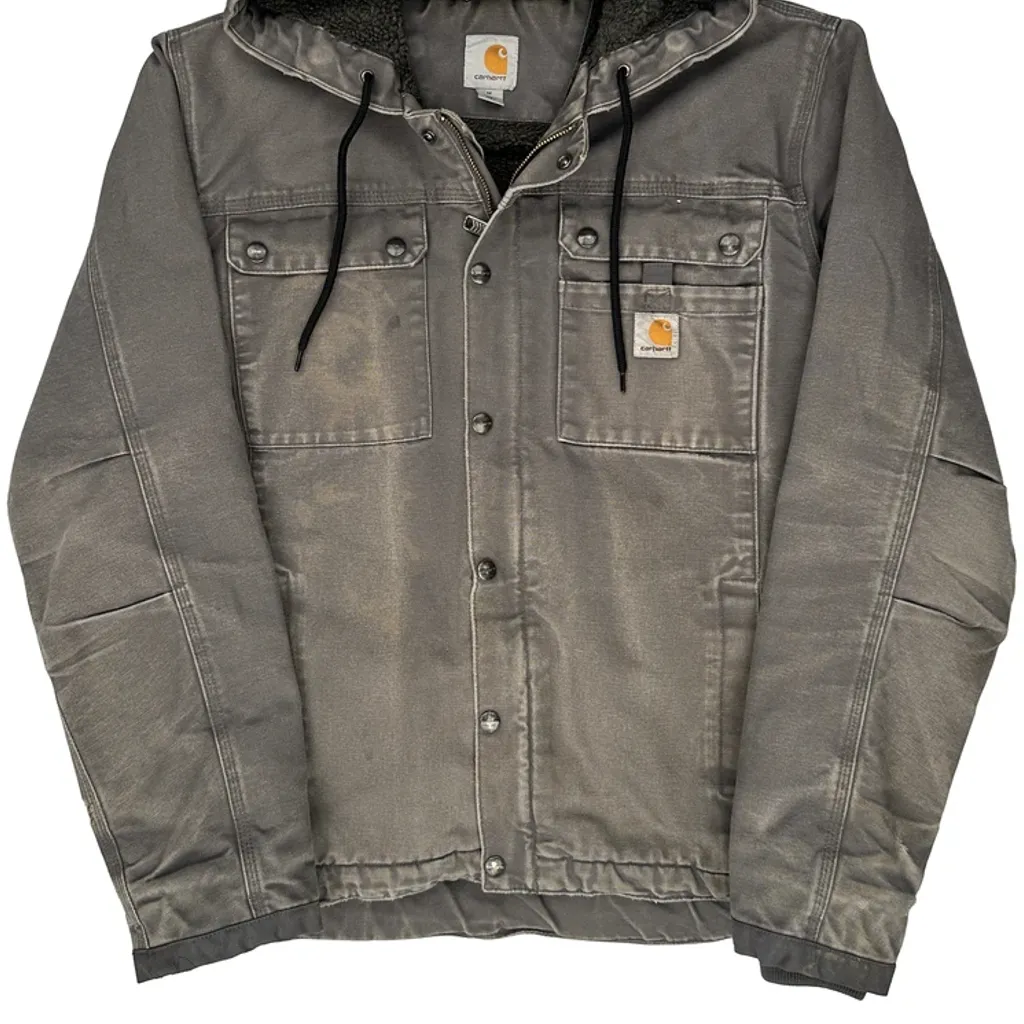 Carhartt Jacket - Medium Grey Cotton - Image 5