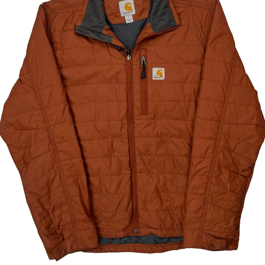 Carhartt Jacket - Small Orange Polyester - Image 5