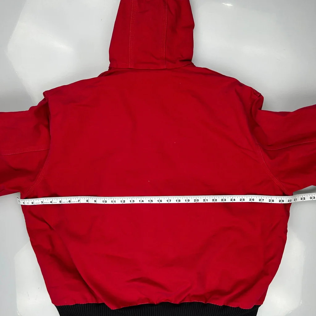Carhartt Jacket - XL Red Cotton - Image 3