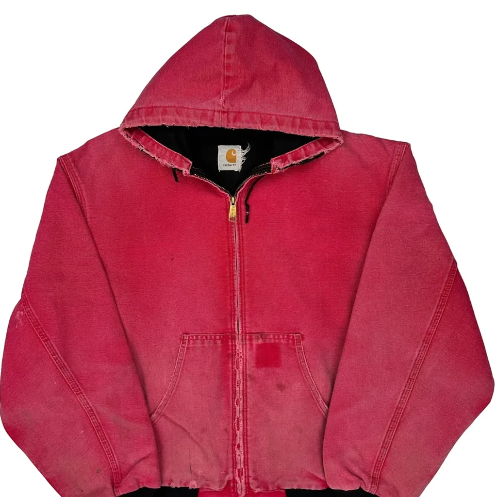 Carhartt Jacket - XL Red Cotton - Image 4