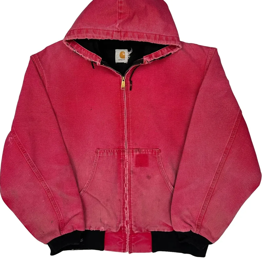 Carhartt Jacket - XL Red Cotton - Image 5