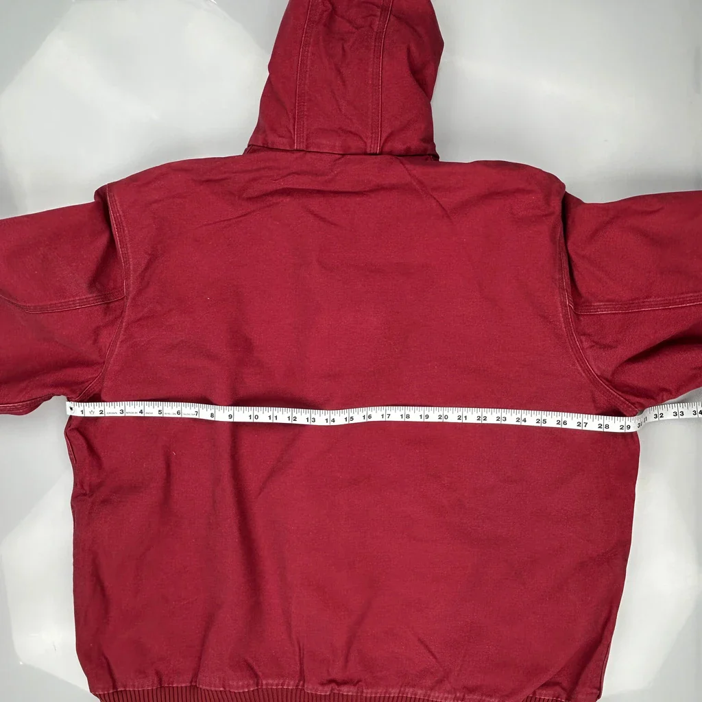 Carhartt Jacket - 2XL Red Cotton - Image 3