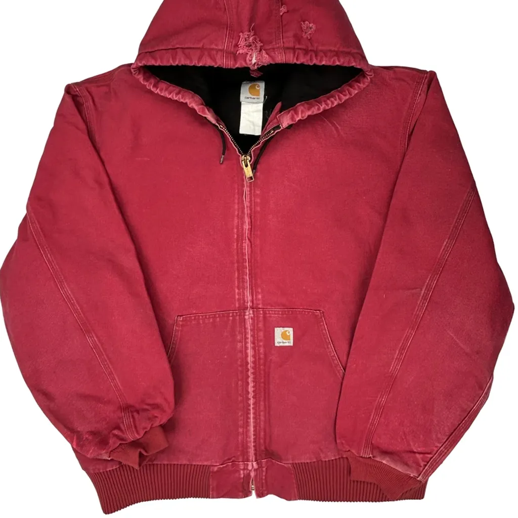 Carhartt Jacket - 2XL Red Cotton - Image 4