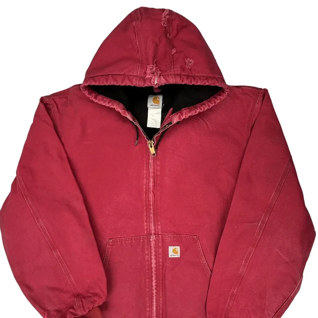 Carhartt Jacket - 2XL Red Cotton - Image 5