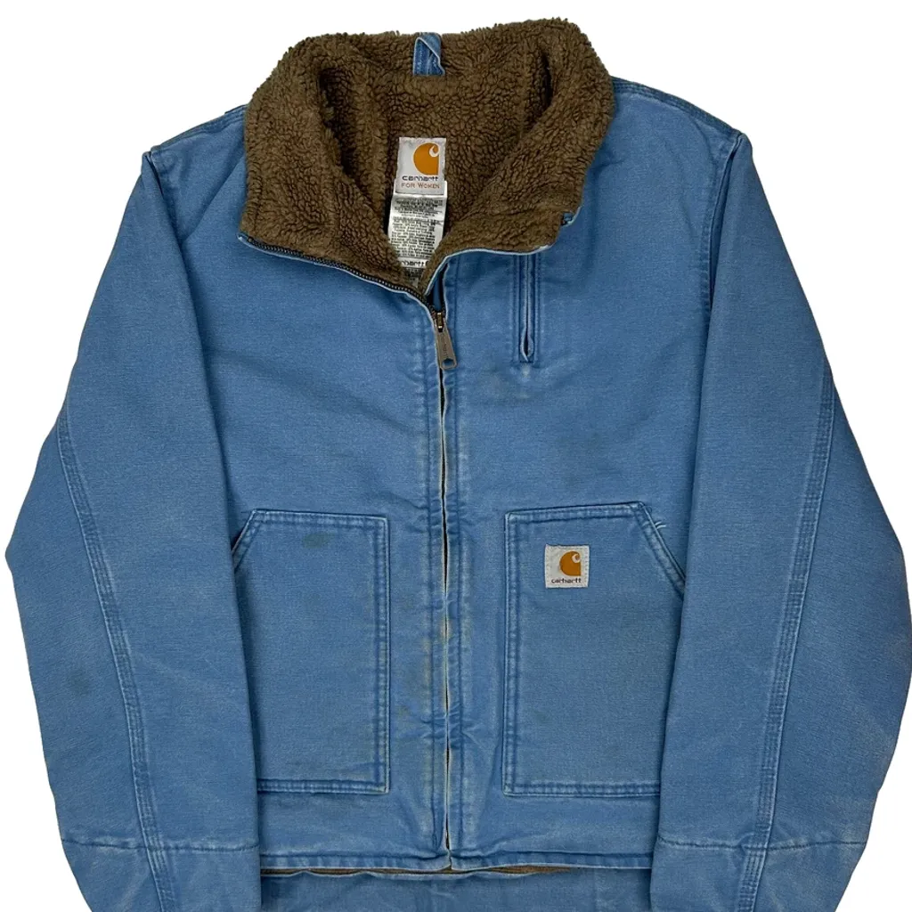 Carhartt Jacket - Medium Blue Cotton - Image 4