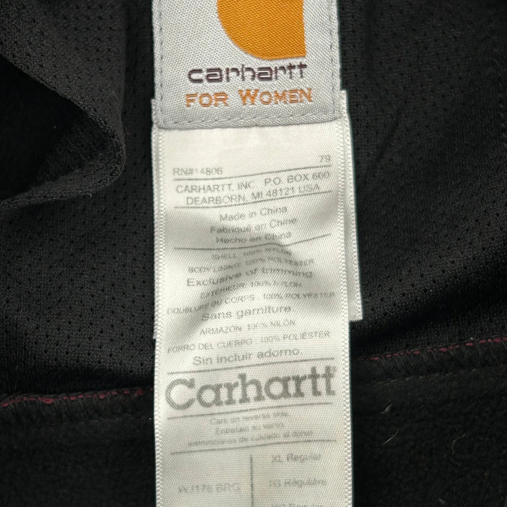 Carhartt Jacket - XL Burgundy Nylon - Image 3