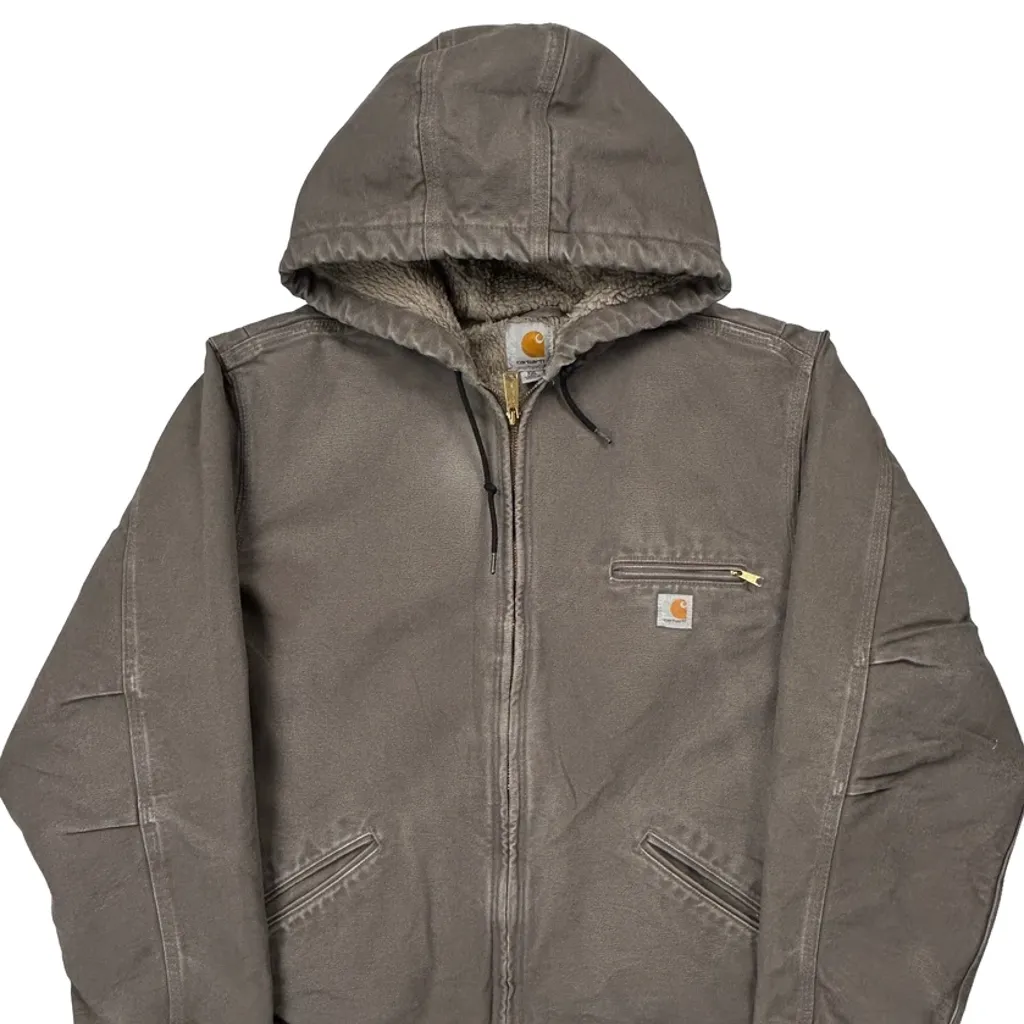 Carhartt Jacket - 2XL Grey Cotton - Image 4