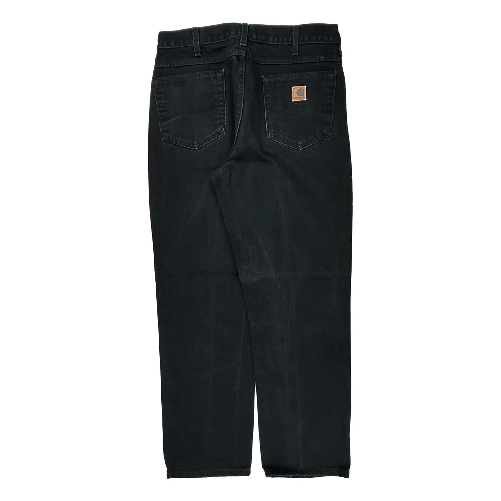 Carhartt Jeans - 33W 32L Black Cotton