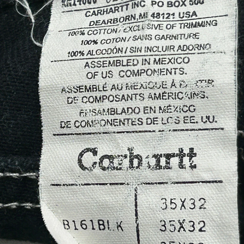 Carhartt Jeans - 33W 32L Black Cotton - Image 6
