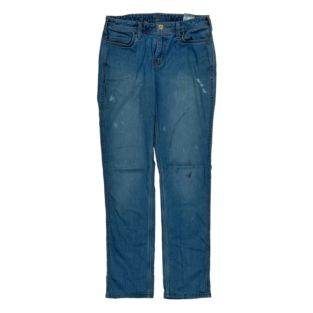 Carhartt Slim Fit Jeans - 29W 31L Blue Cotton Blend - Image 2