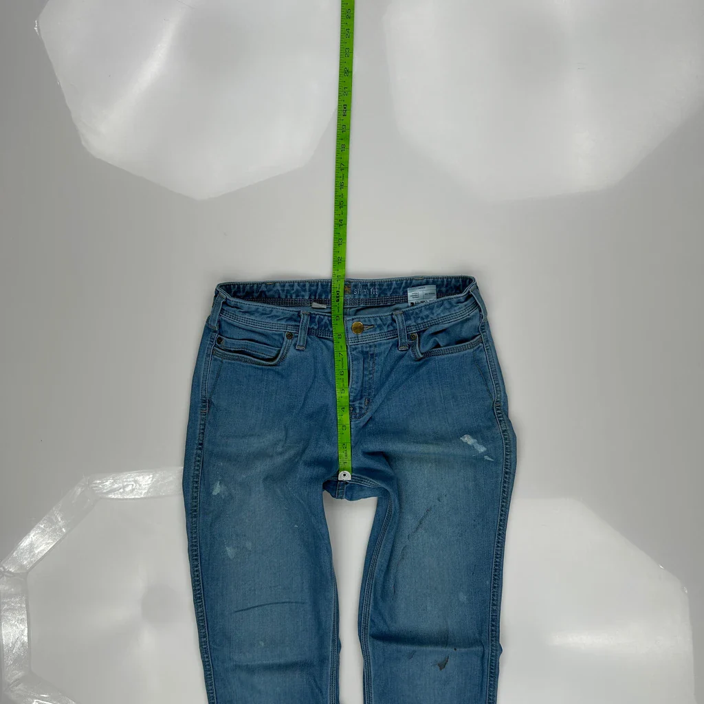 Carhartt Slim Fit Jeans - 29W 31L Blue Cotton Blend - Image 4