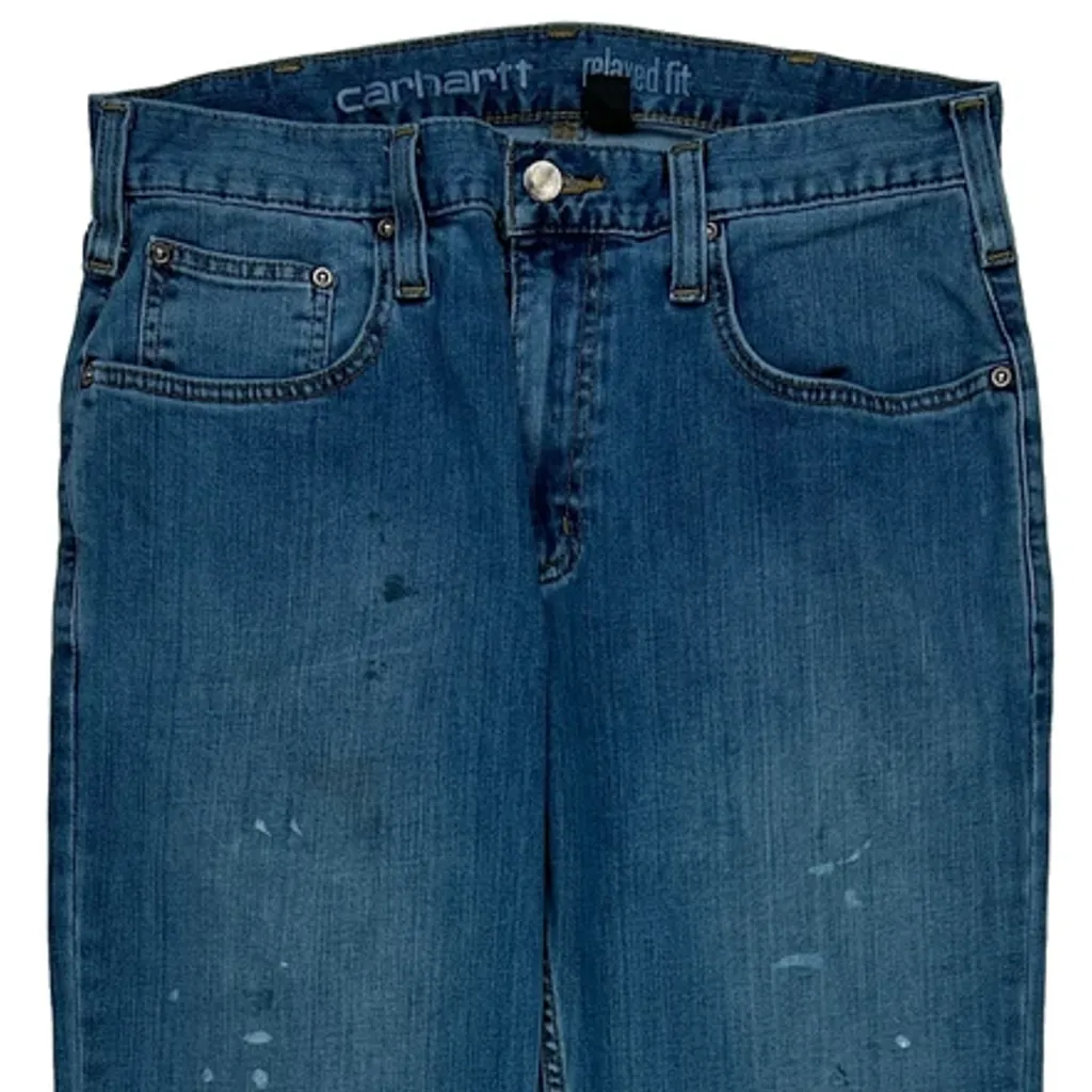 Carhartt Jeans - 31W 30L Blue Cotton Blend - Image 10