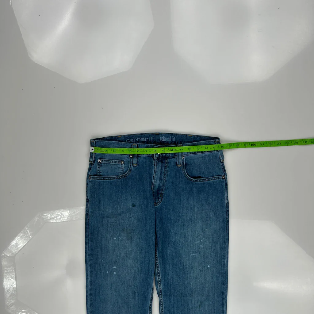 Carhartt Jeans - 31W 30L Blue Cotton Blend - Image 3