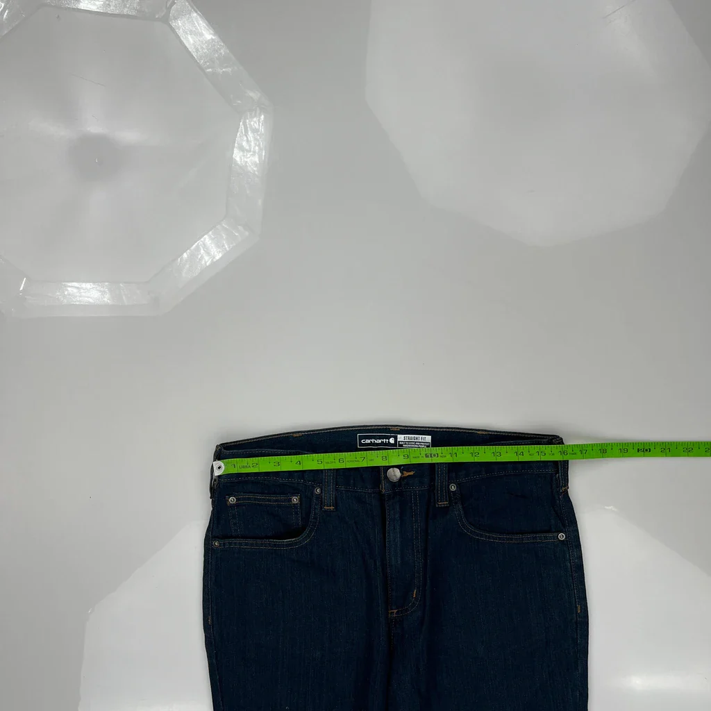 Carhartt Jeans - 32W 30L Blue Cotton Blend - Image 3