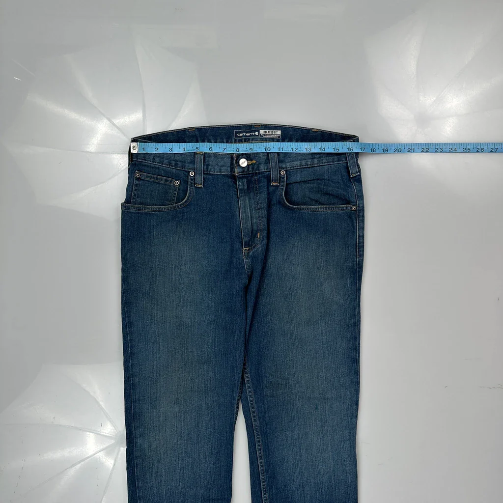 Carhartt Jeans - 32W 29L Blue Cotton - Image 3