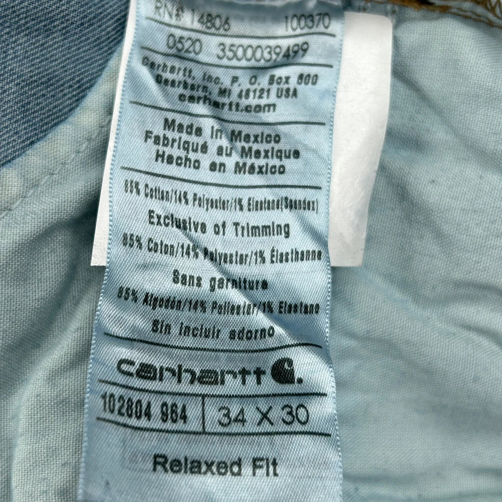 Carhartt Jeans - 32W 29L Blue Cotton - Image 6