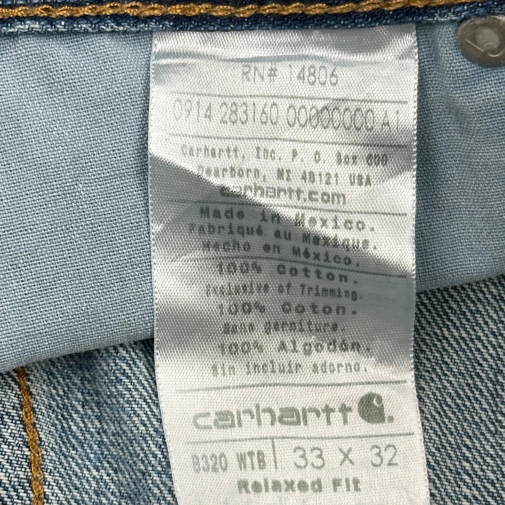 Carhartt Jeans - 33W 32L Blue Cotton - Image 6