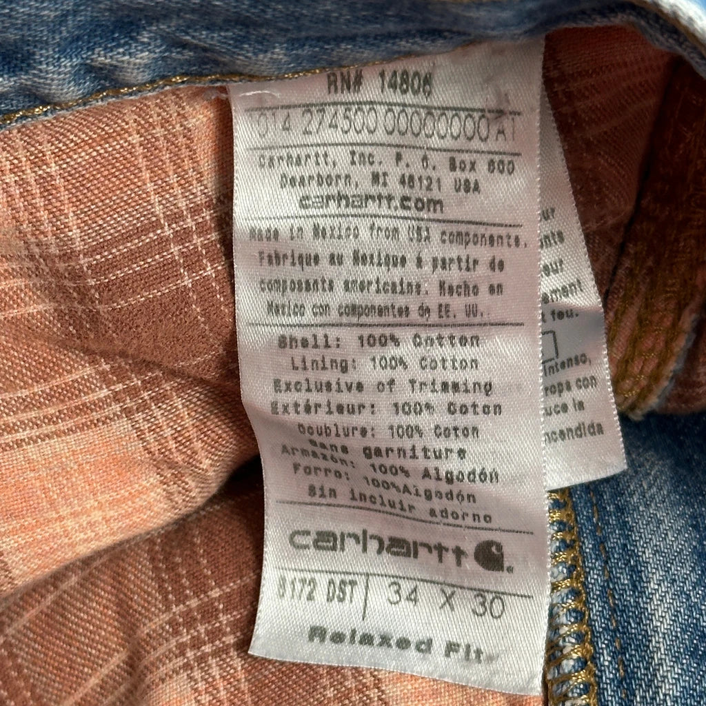 Carhartt Jeans - 33W 30L Blue Cotton - Image 6