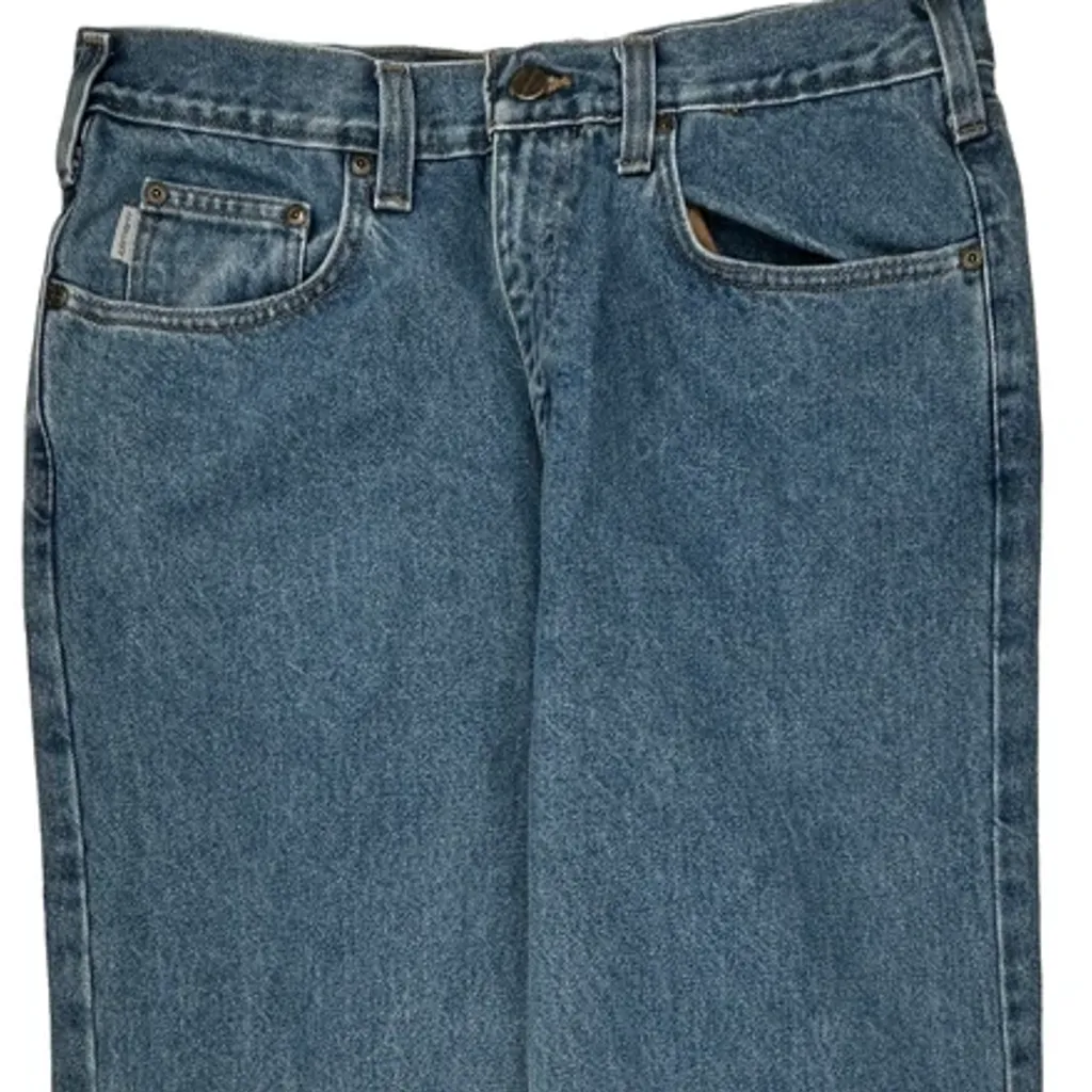 Carhartt Jeans - 33W 32L Blue Cotton - Image 10