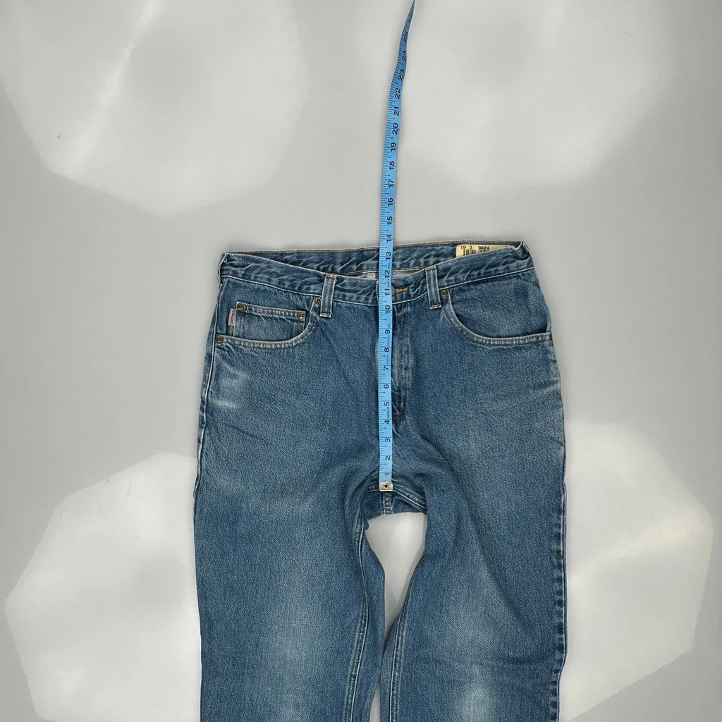 Carhartt Jeans - 33W 36L Blue Cotton - Image 4