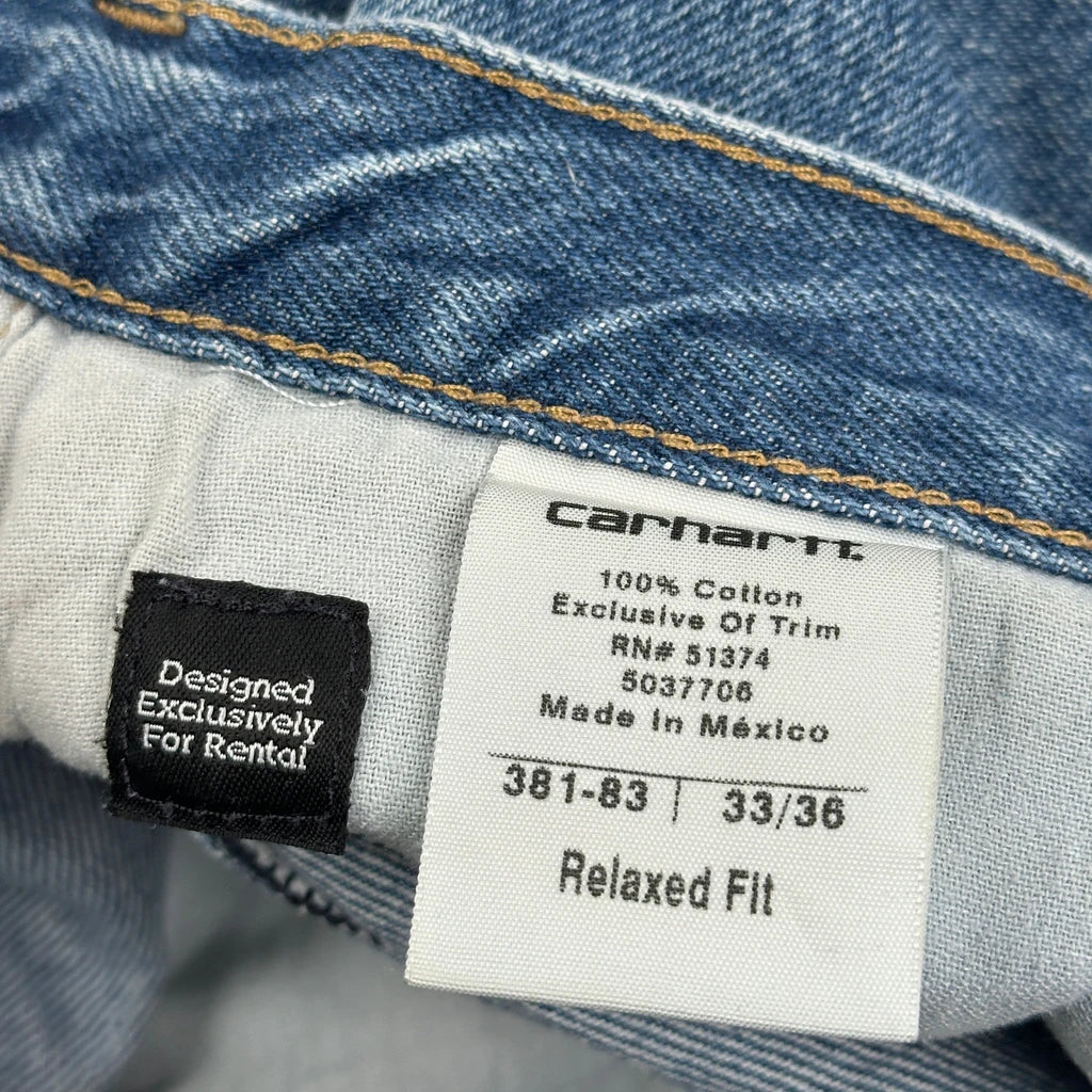 Carhartt Jeans - 33W 36L Blue Cotton - Image 6