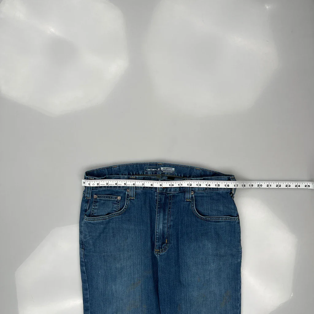 Carhartt Jeans - 33W 31L Blue Denim - Image 3
