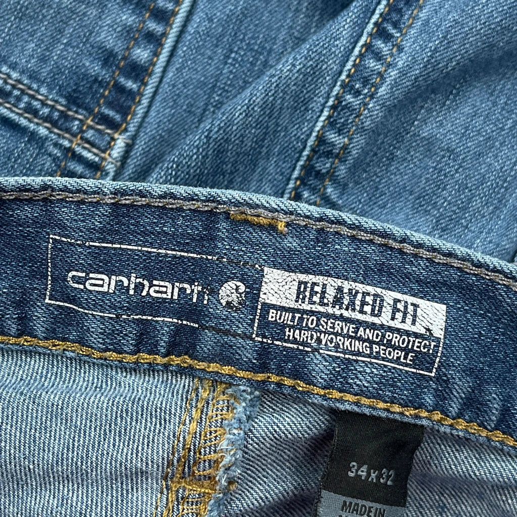 Carhartt Jeans - 33W 31L Blue Denim - Image 6