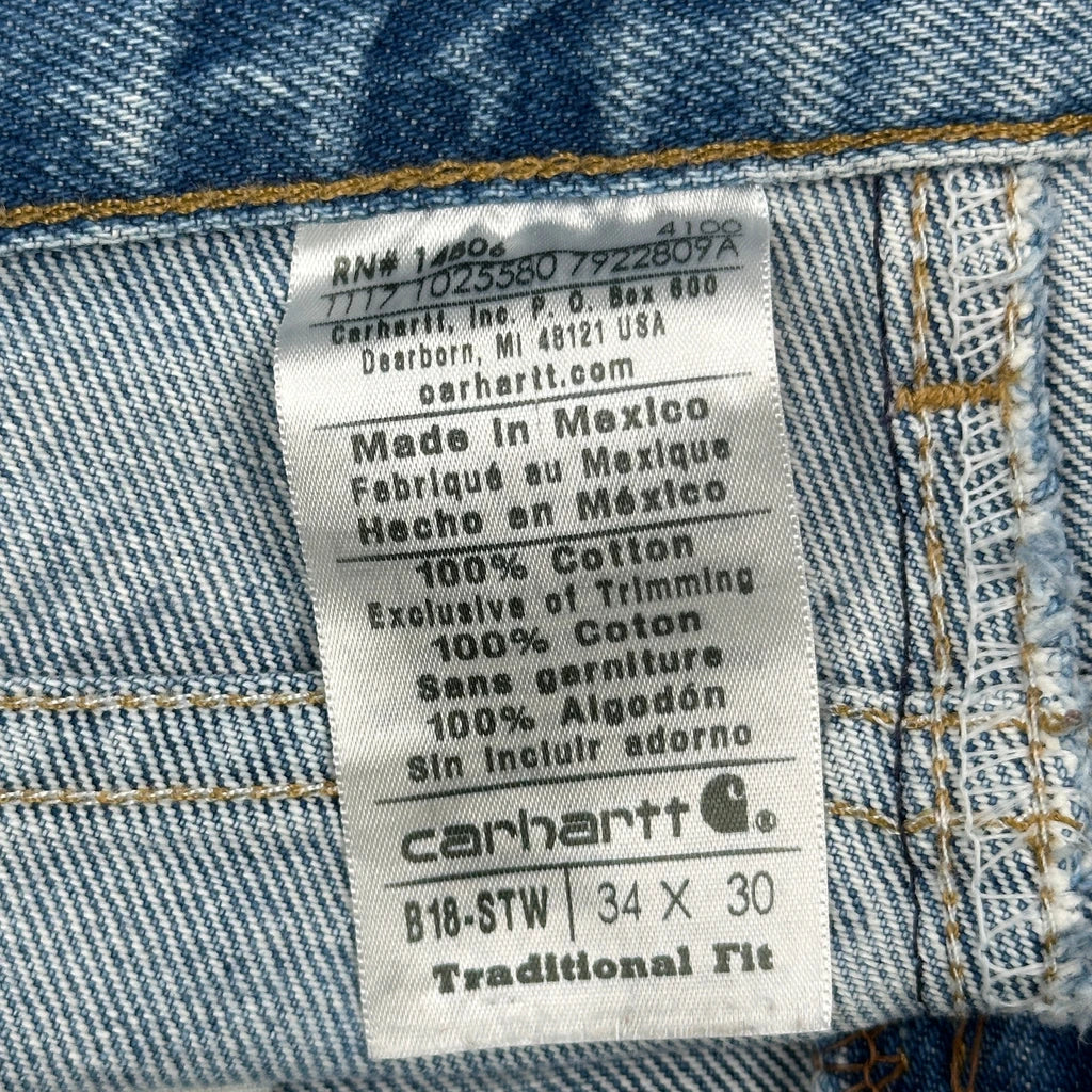 Carhartt Jeans - 34W 30L Blue Cotton - Image 6