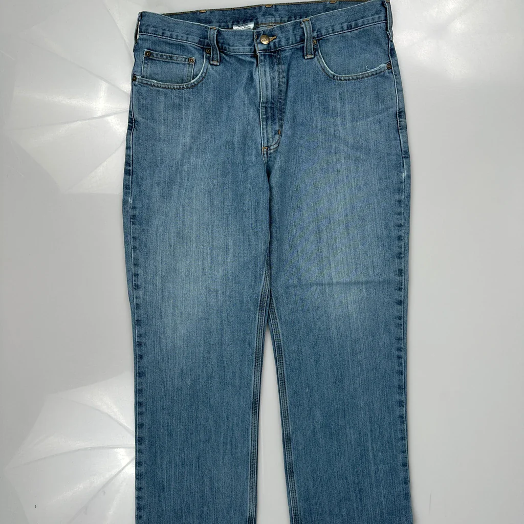 Carhartt Jeans - 34W 27L Blue Cotton - Image 3