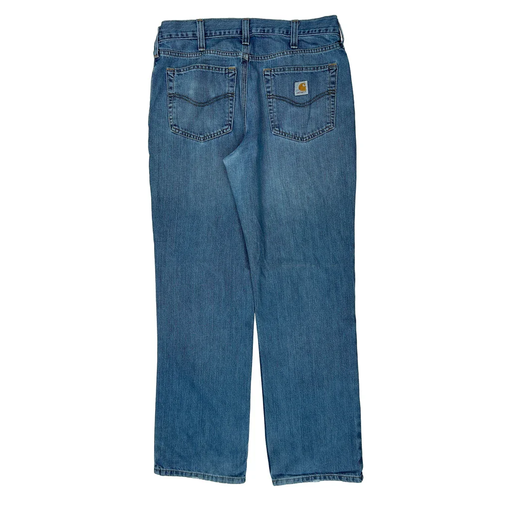 Carhartt Jeans - 34W 32L Blue Cotton Blend