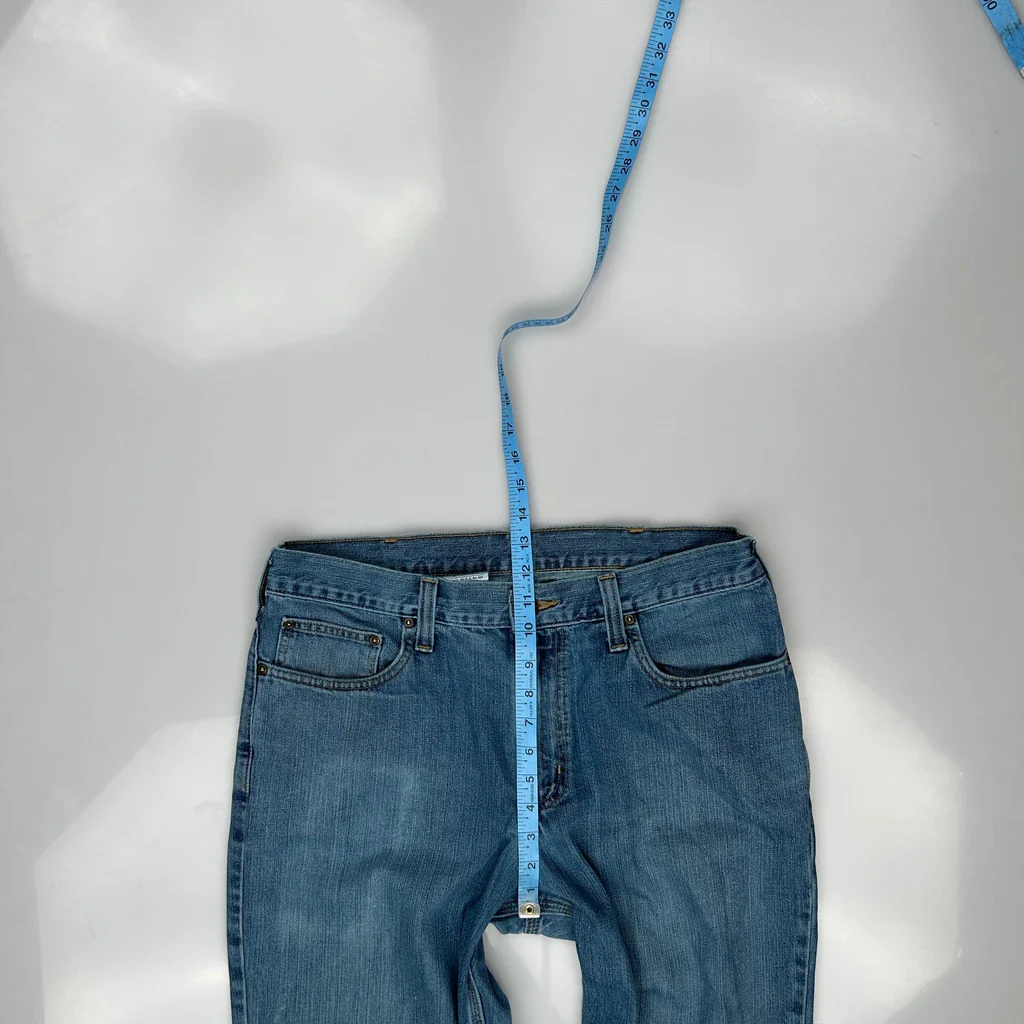 Carhartt Jeans - 34W 32L Blue Cotton Blend - Image 4
