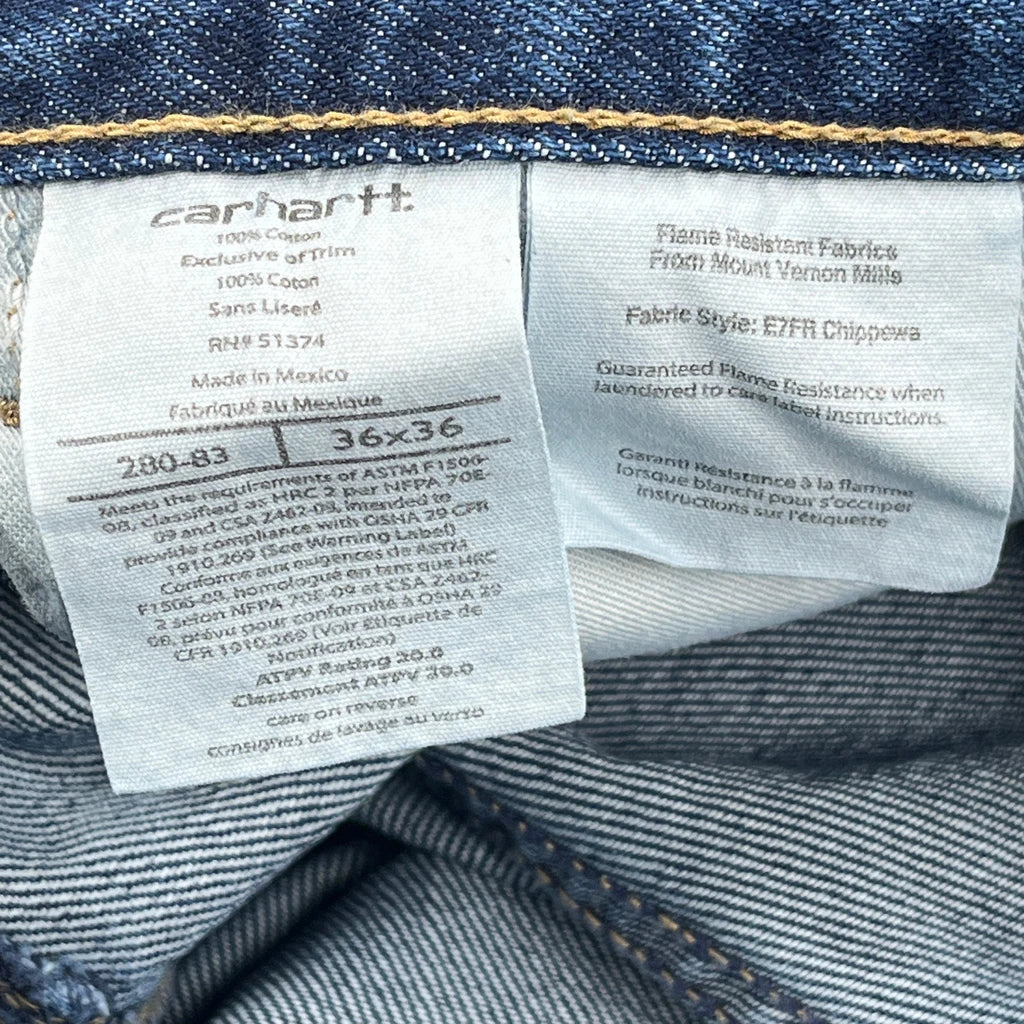 Carhartt Jeans - 34W 35L Blue Cotton - Image 6
