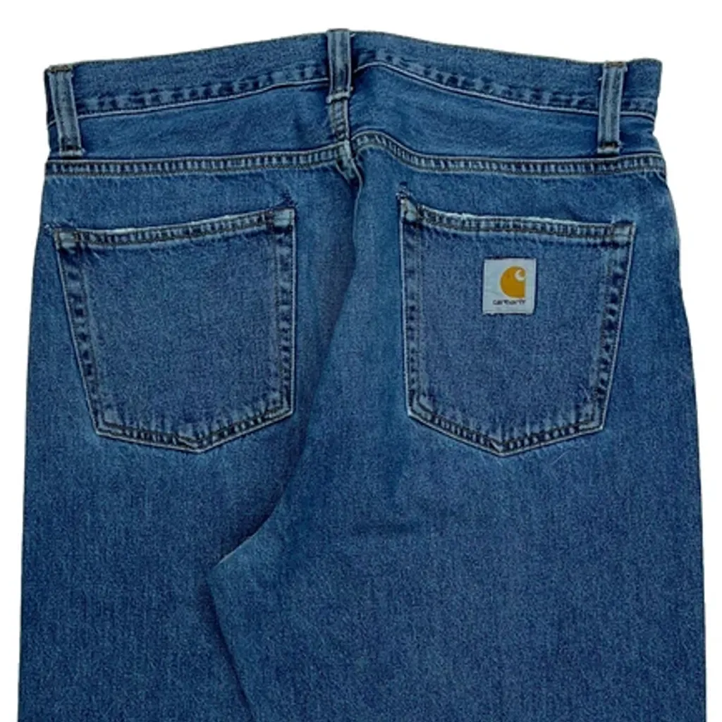Carhartt Landon Pant Baggy Jeans - 34W 30L Blue Cotton - Image 8