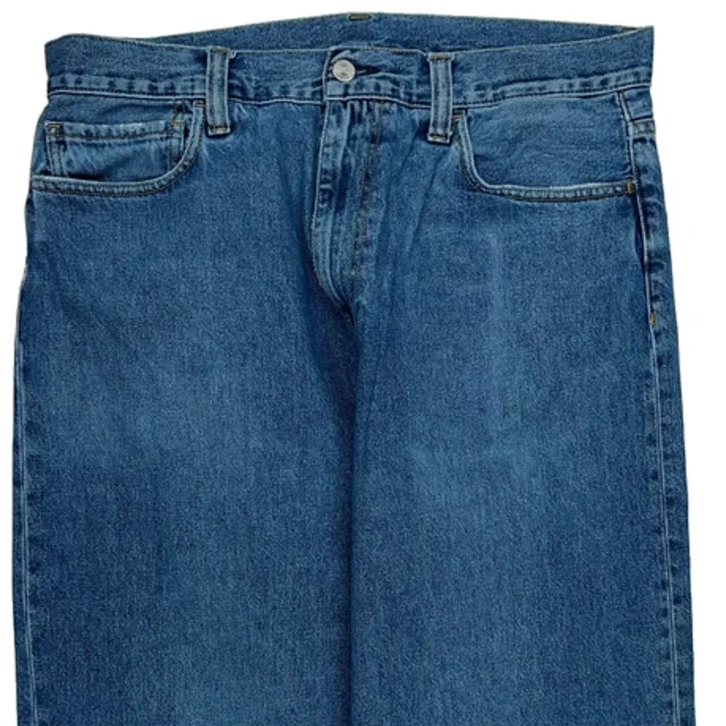 Carhartt Landon Pant Baggy Jeans - 34W 30L Blue Cotton - Image 9