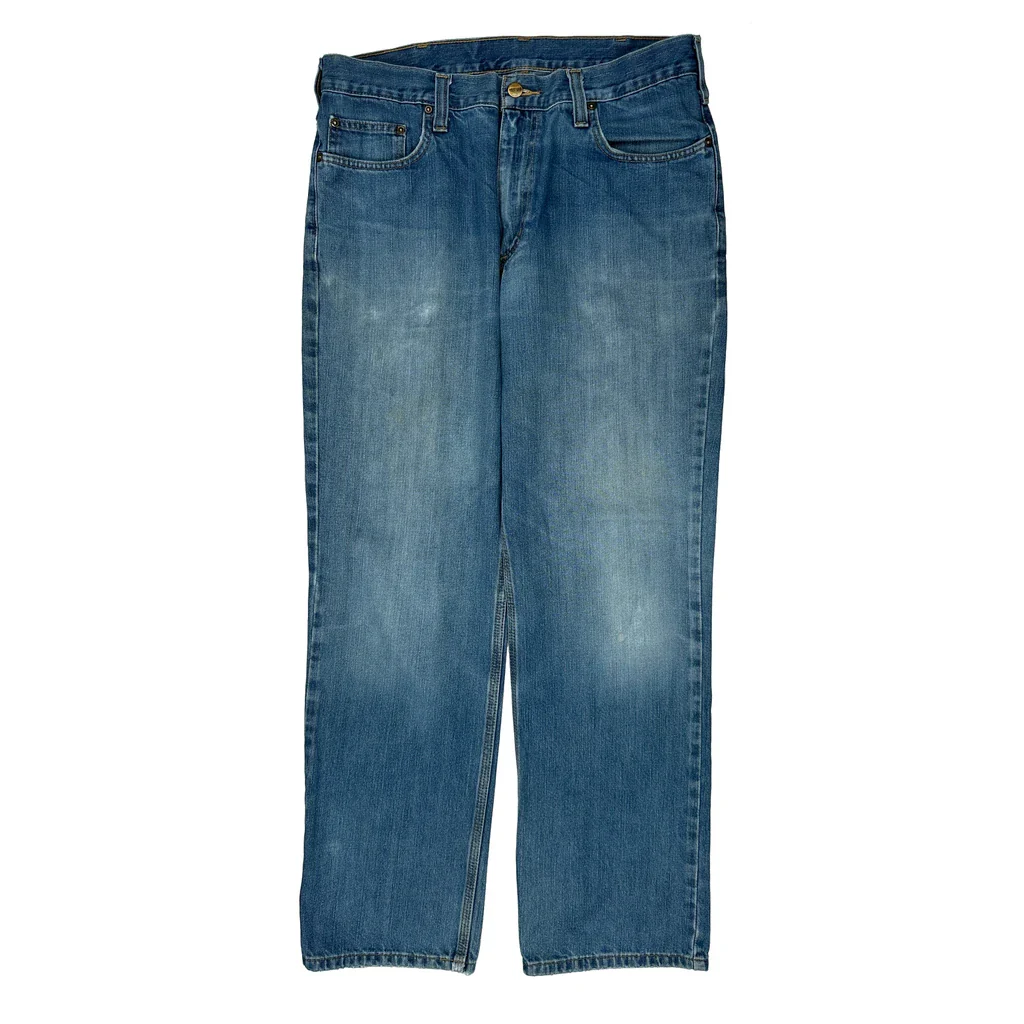 Carhartt Jeans - 34W 32L Blue Cotton Blend - Image 2