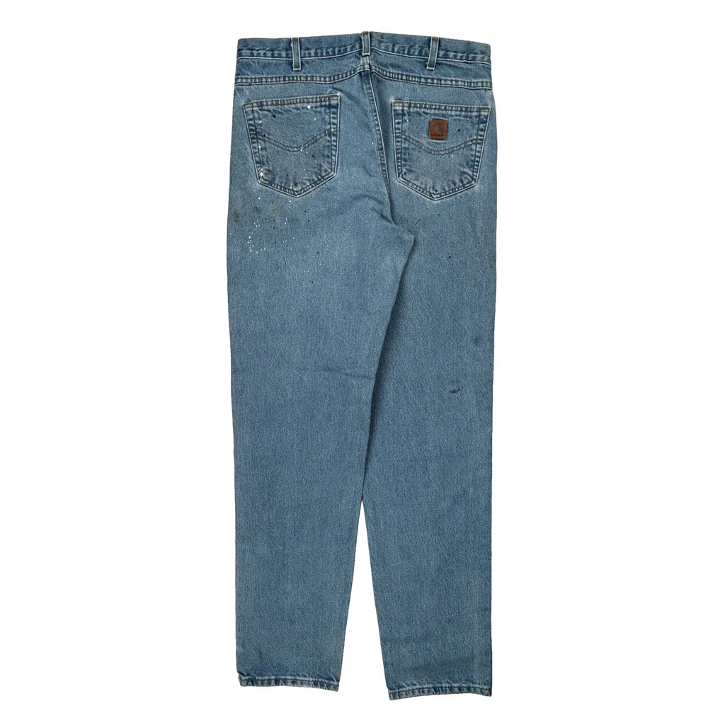 Carhartt Jeans - 34W 36L Blue Cotton