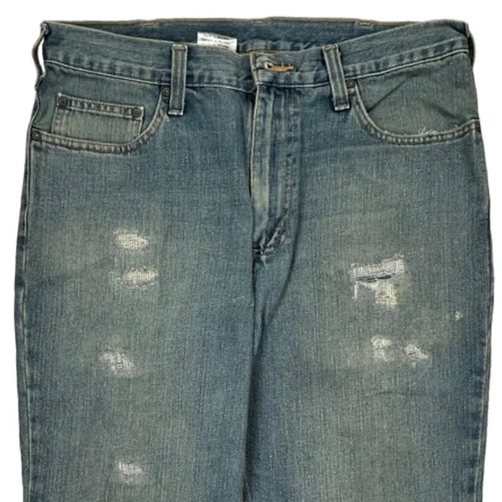 Carhartt Jeans - 34W 33L Blue Cotton Blend - Image 10