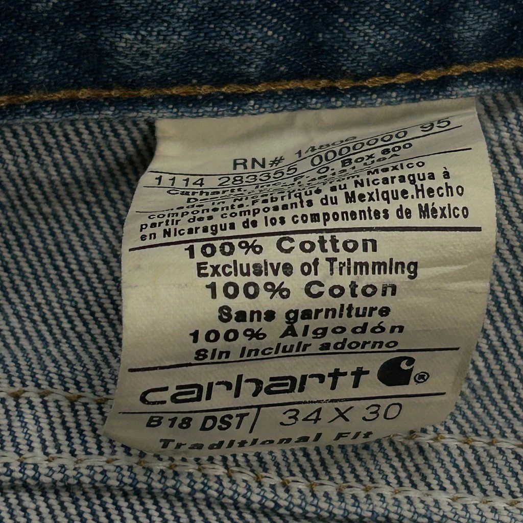 Carhartt Jeans - 34W 30L Blue Cotton - Image 6