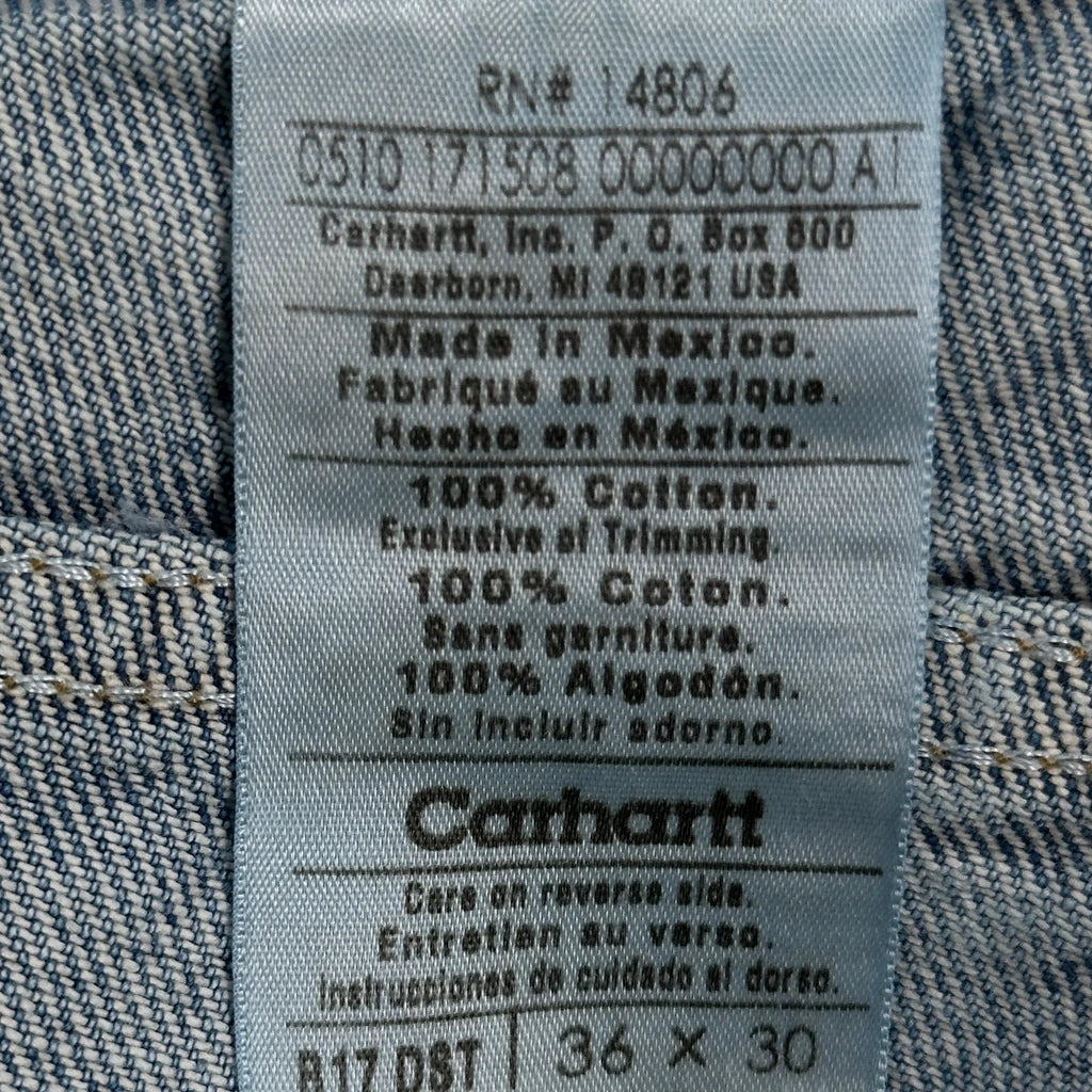 Carhartt Jeans - 35W 30L Blue Cotton - Image 6