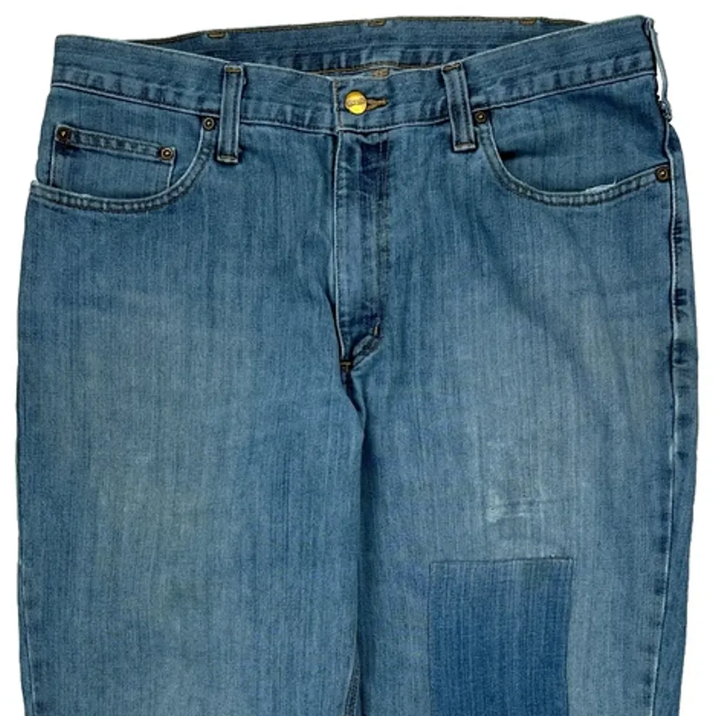 Carhartt Jeans - 35W 32L Blue Cotton Blend - Image 10
