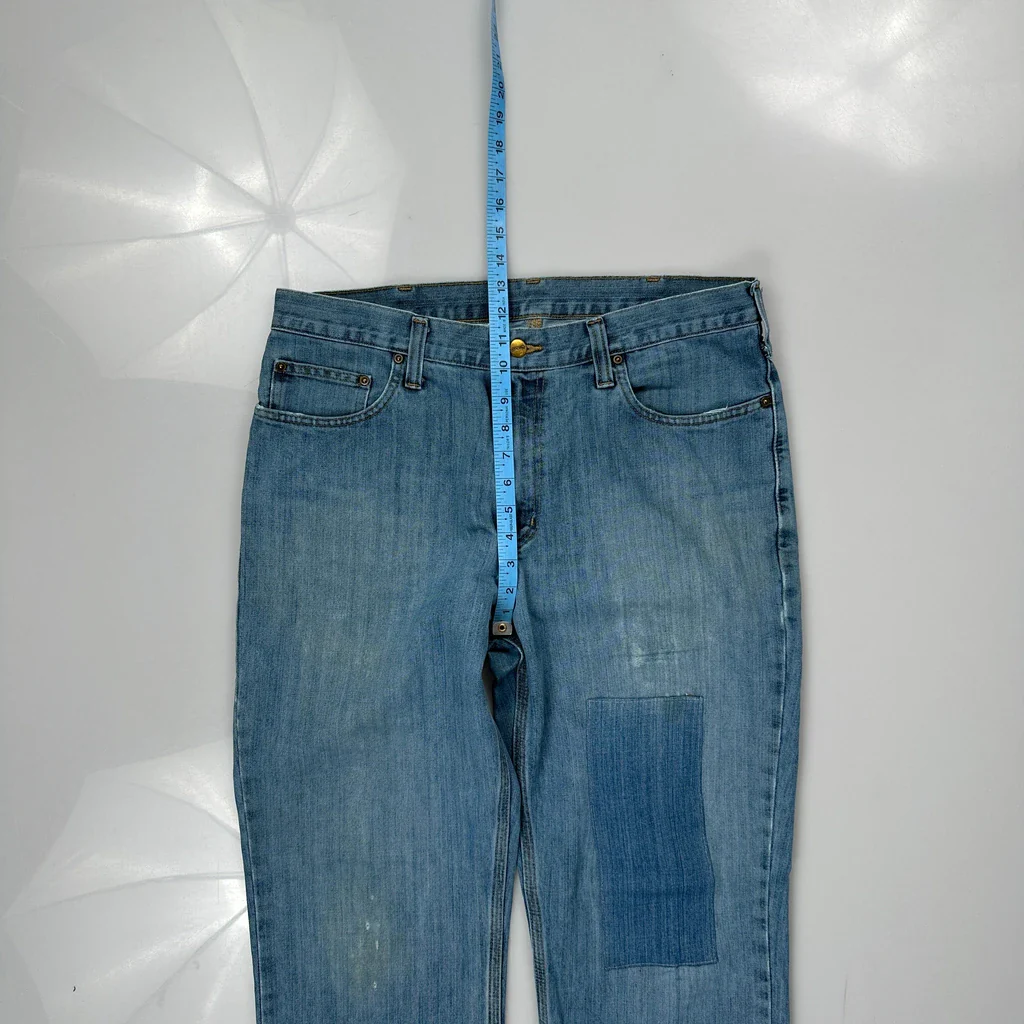 Carhartt Jeans - 35W 32L Blue Cotton Blend - Image 4